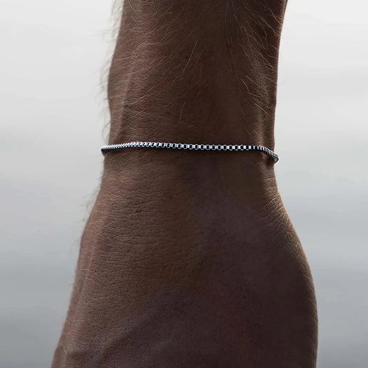 Box Bracelet (Silver)
