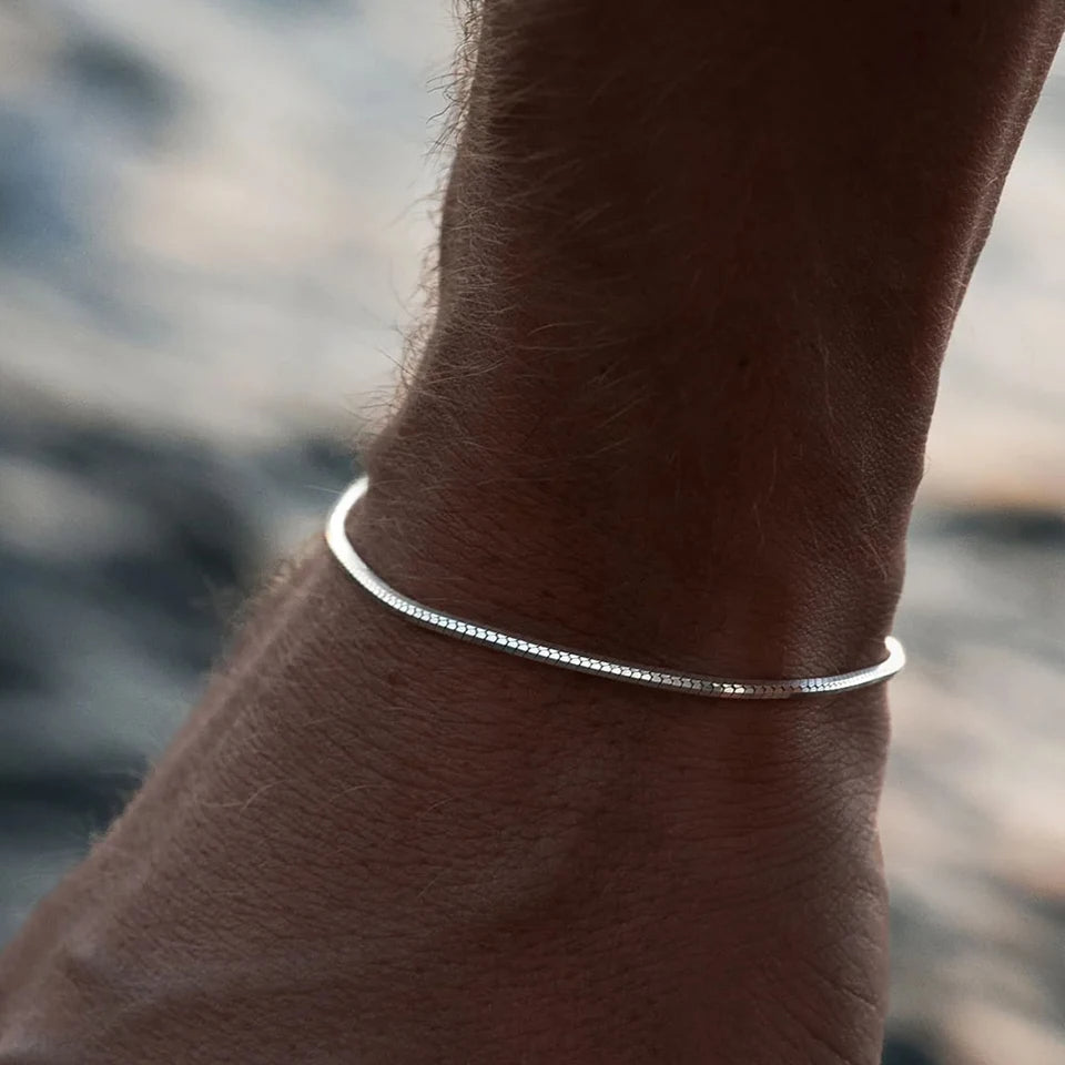 Octagon Bracelet (Silver)