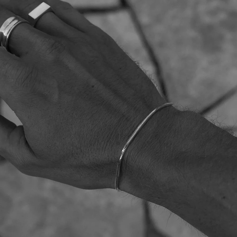 Octagon Bracelet (Silver)