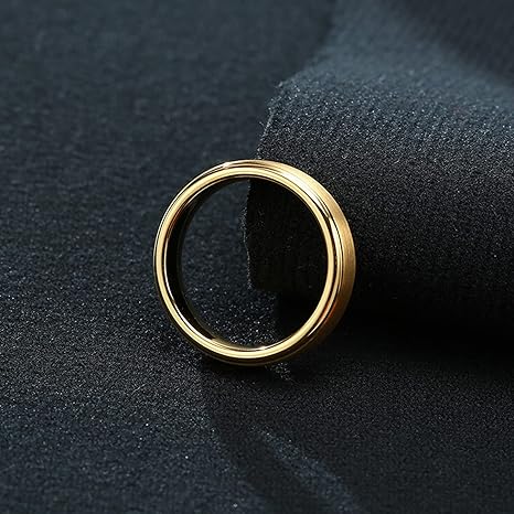 Polished Edge Ring (Gold) 5mm