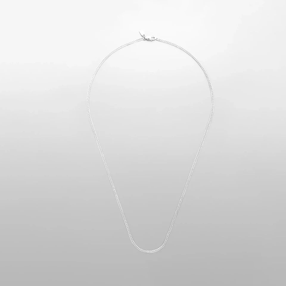 Minimal Cuban Chain (Silver) 1.8mm