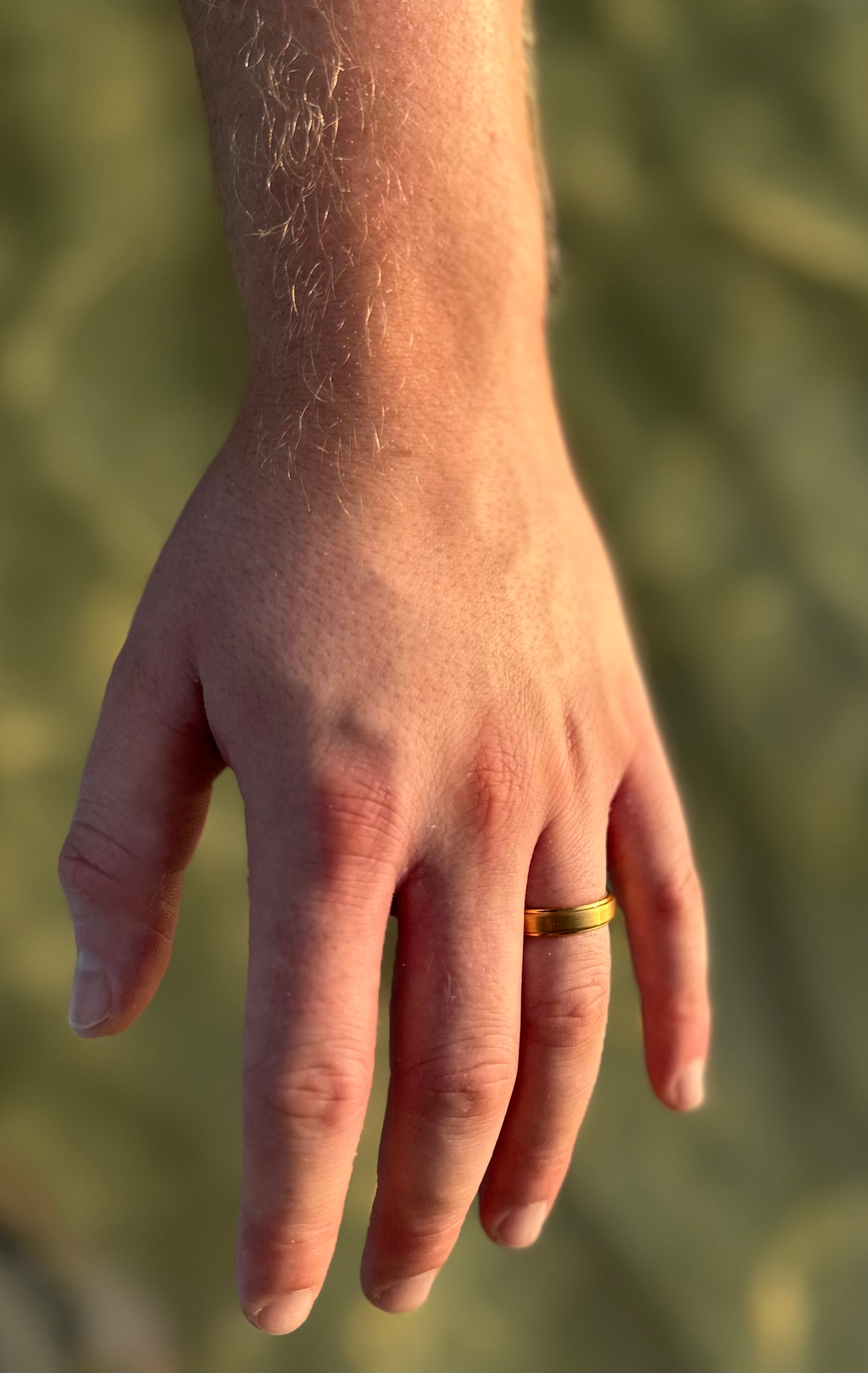 Polished Edge Ring (Gold) 5mm