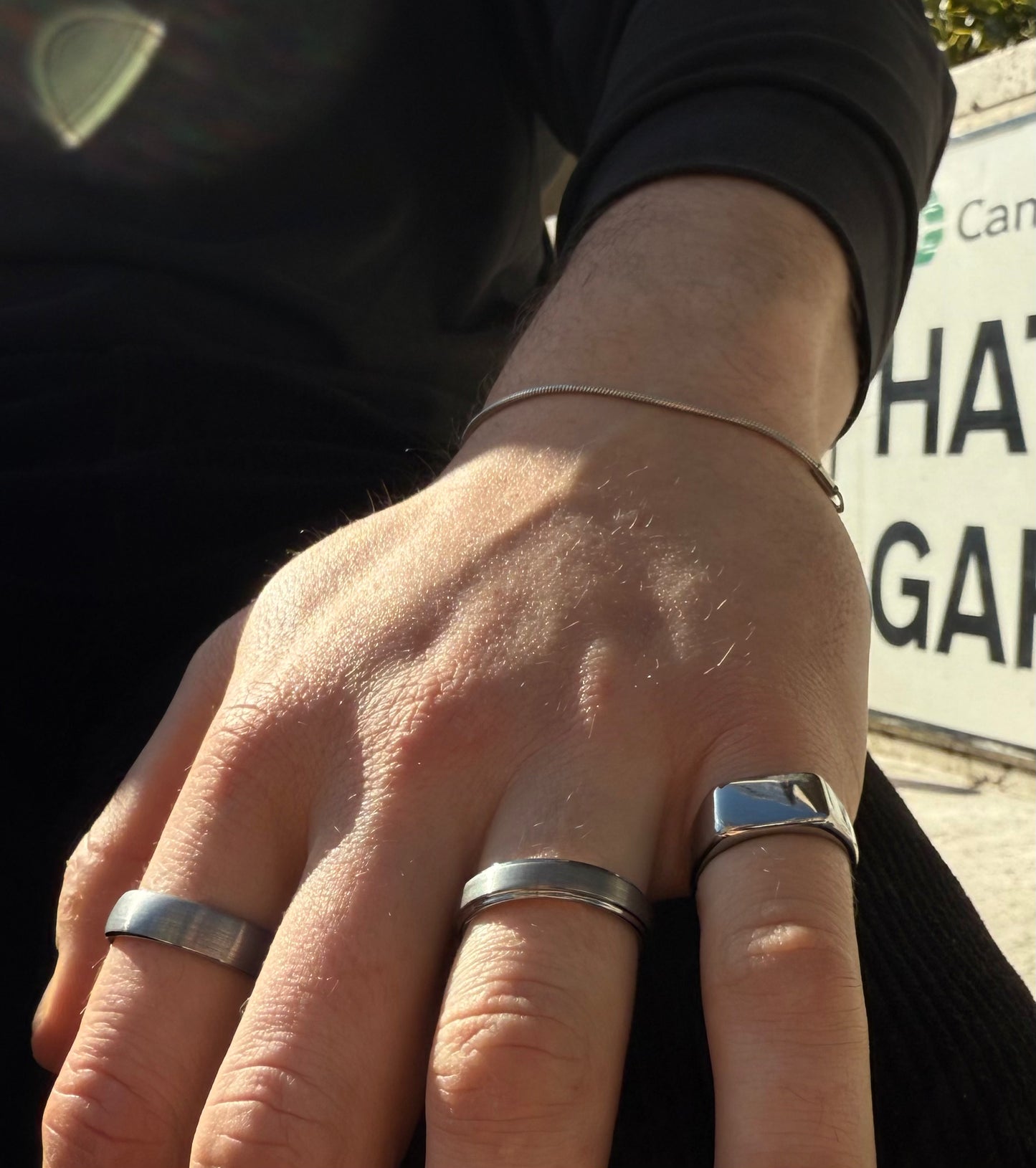 Polished Edge Ring (Silver) 5mm