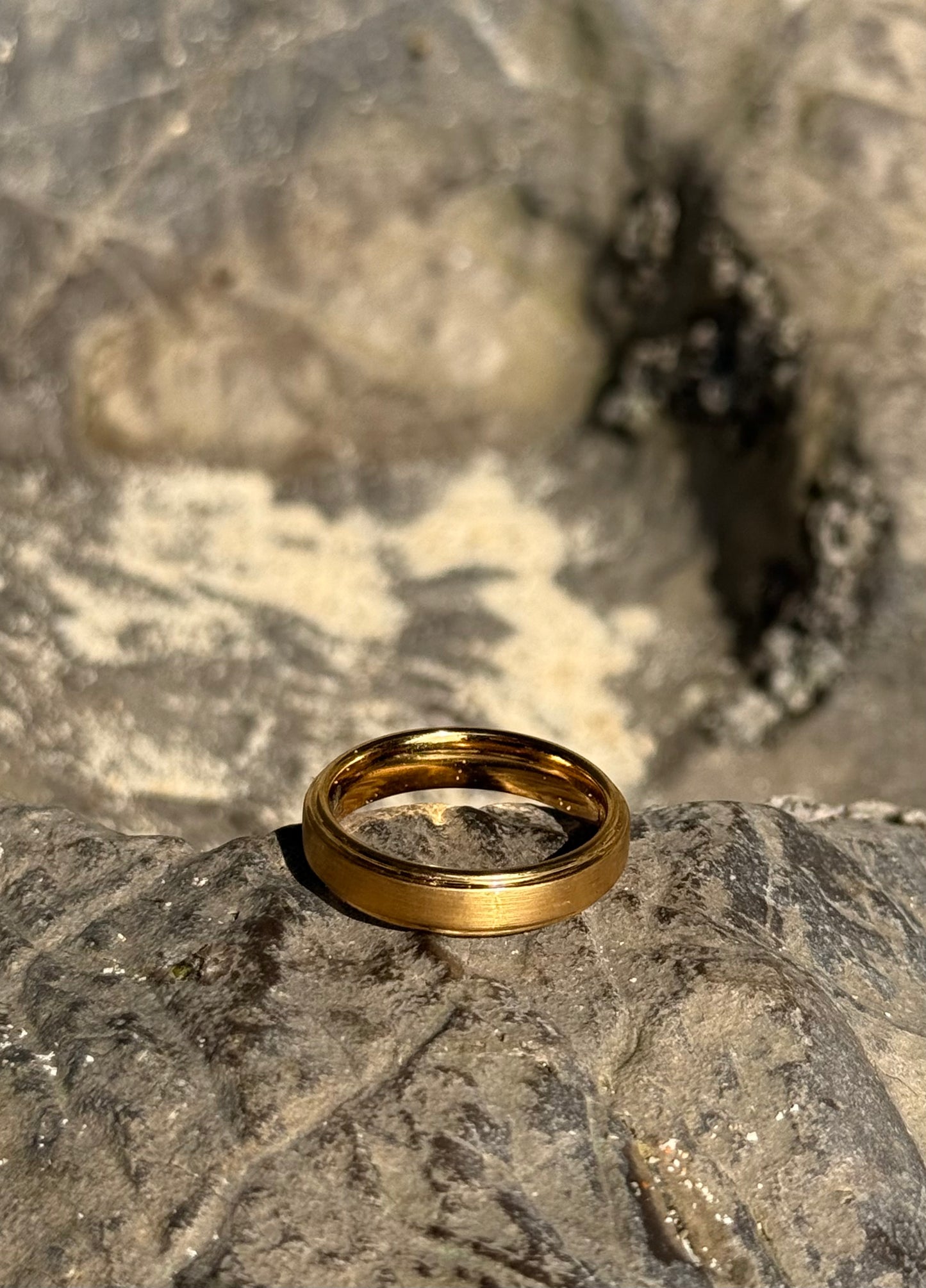 Polished Edge Ring (Gold) 5mm
