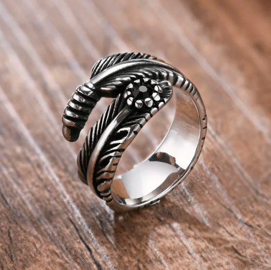 Feather Gem Ring