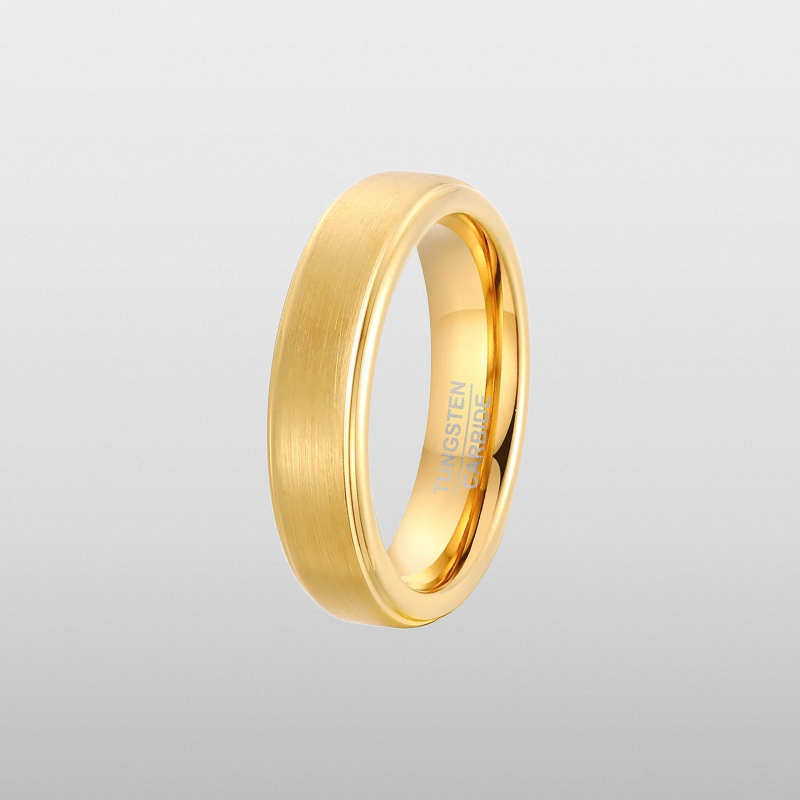 Polished Edge Ring (Gold) 5mm