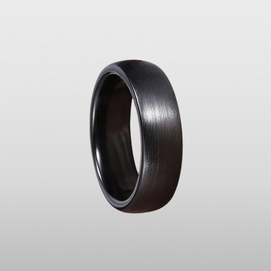 Brushed Onyx Ring (Black)