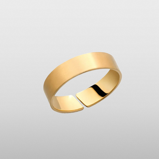 Flat Signet Band (Gold) 5mm