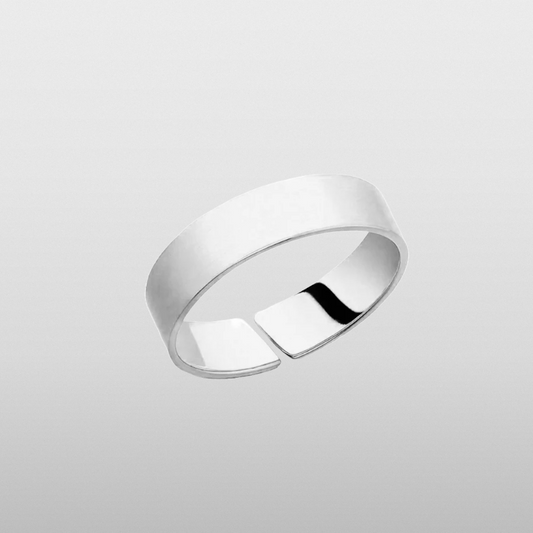 Flat Signet Band (Silver) 5mm